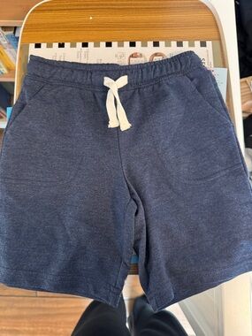 Cat & Jack Navy Heather Drawstring Athletic Shorts